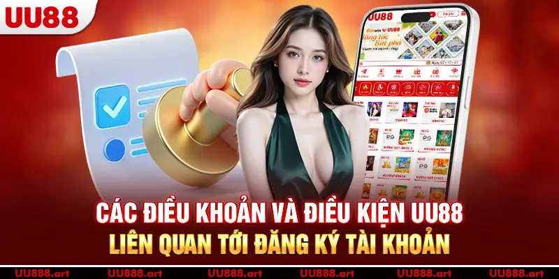 điều khoản và điều kiện UU88 liên quan tới đăng ký tài khoản